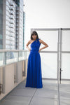 Cobalt Blue Convertible Wrap Dress