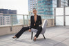 Black BCGB Maxazria Tuxedo Jumpsuit