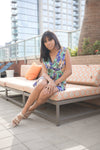 Sleeveless Floral Dress