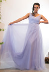 Violet Purple Ball Gown Tulle Dress