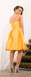 Mango Yellow Cocktail Dress