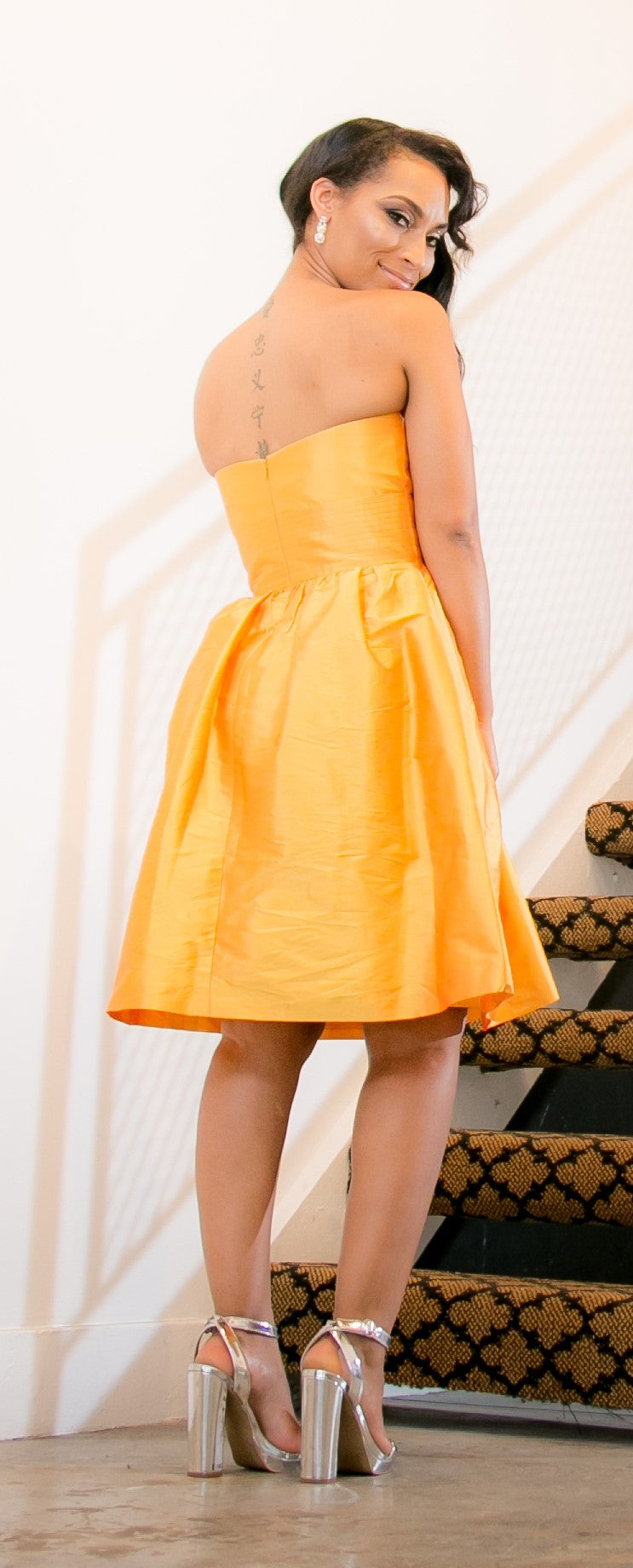 Mango Yellow Cocktail Dress thebridalgods Mango Yellow Cocktail Dress thebridalgods